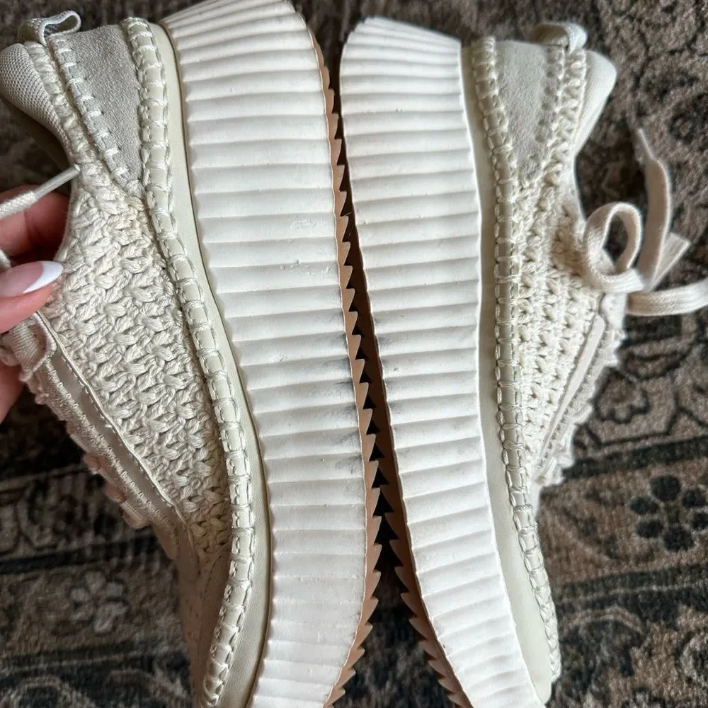 dolce vita Dolen Sneakers Sandstone Knit Size 7